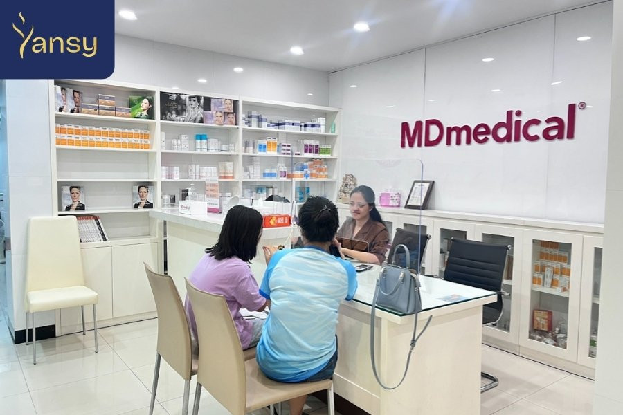 MDmedical - trung tâm chăm sóc da hàng đầu cho dịch vụ spa điều trị mụn