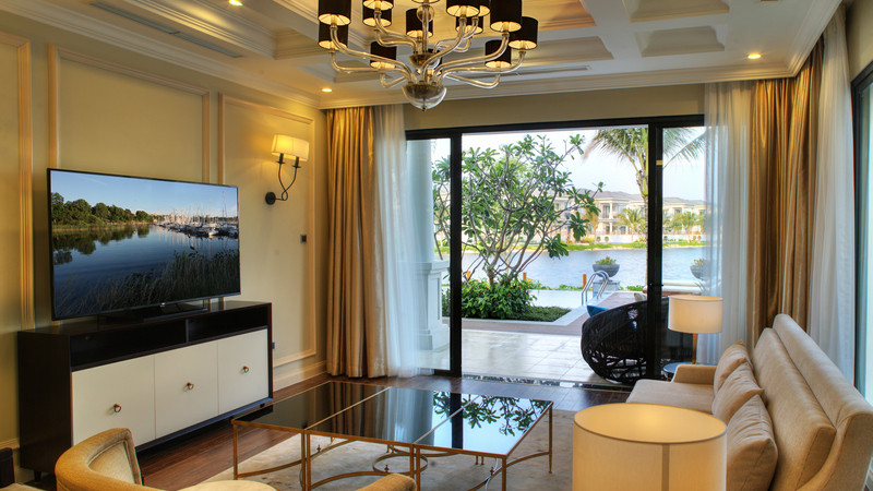 Ngoại thất Vinpearl Resort &amp; Spa Long Beach: Biệt thự 2 phòng ngủ với hồ bơi riêng và view vườn xanh mát