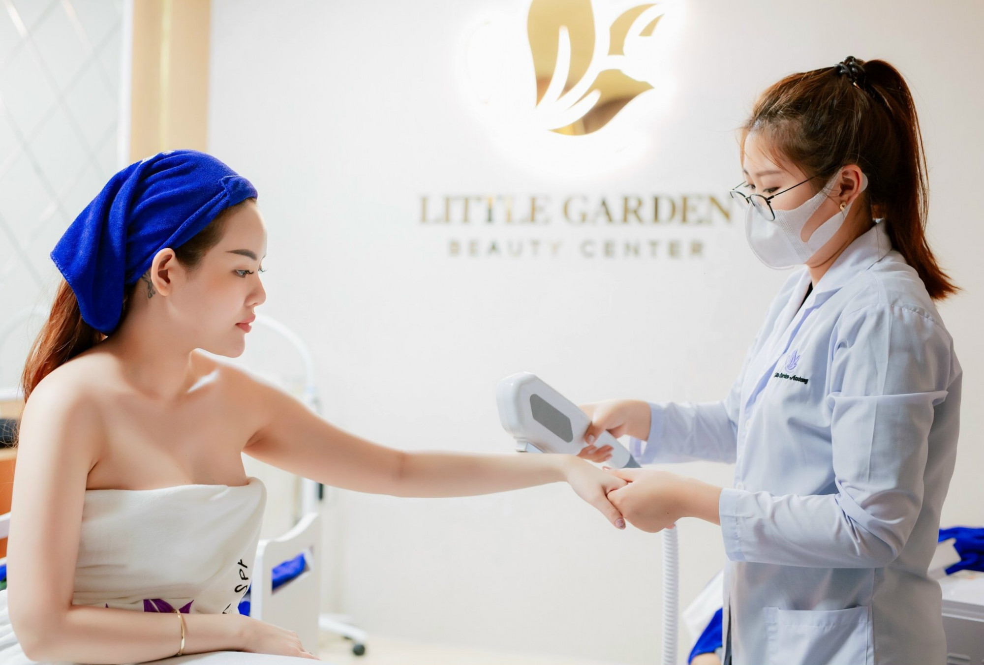 Nhân viên Little Garden Spa luôn ân cần, chu đáo, dịch vụ chất lượng