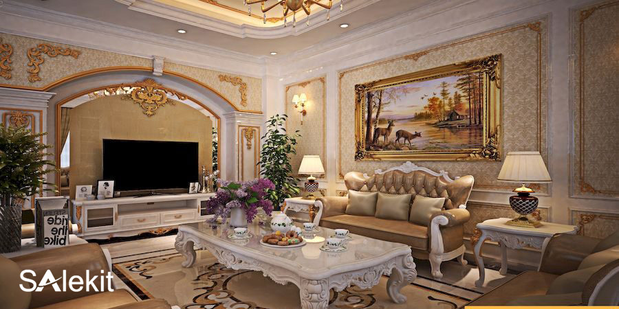 Nội thất gỗ tự nhiên mang lại vẻ ấm cúng và sang trọng cho spa tại nhà