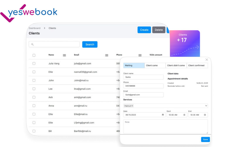 Phần mềm quản lý khách hàng của spa giúp lưu trữ hồ sơ
