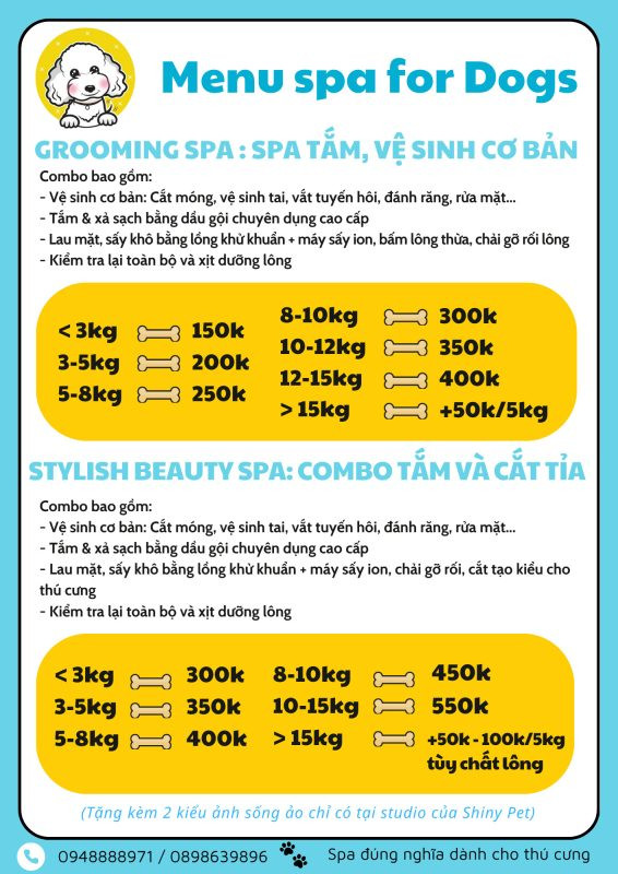 Quy trình chăm sóc răng miệng cho thú cưng tại spa chó mèo Hà Nội