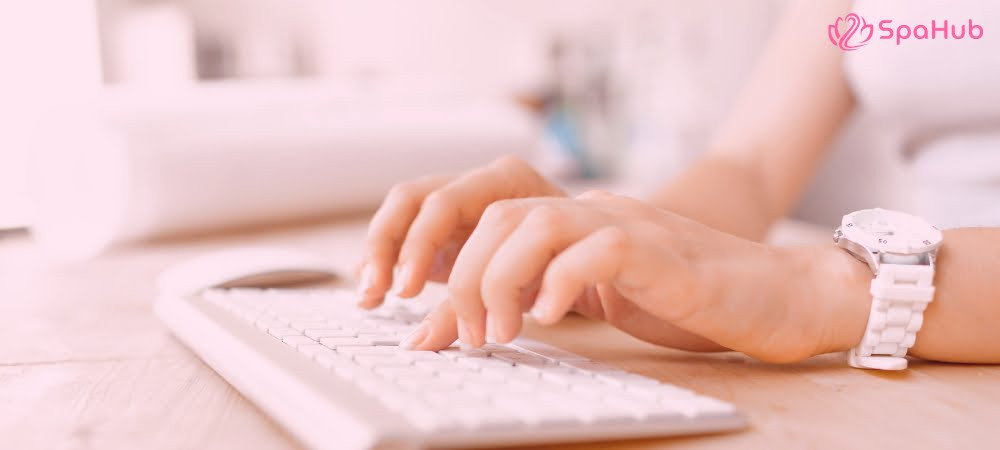 Quy trình nhập liệu thông tin khách hàng spa vào hệ thống quản lý