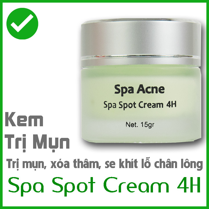 Quy trình sử dụng kem trị mụn spa spot cream 4H hiệu quả, hướng dẫn chăm sóc da tại nhà