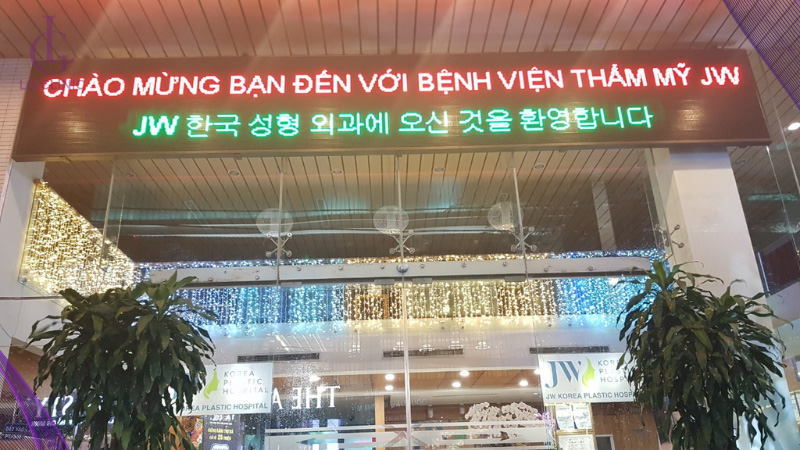 Thẩm Mỹ Viện JW Hàn Quốc - spa triệt lông vùng kín nam với không gian sang trọng