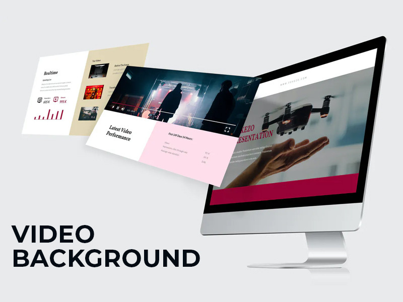 Sử dụng Video Background sáng tạo trong thiết kế website cho spa để thu hút sự chú ý