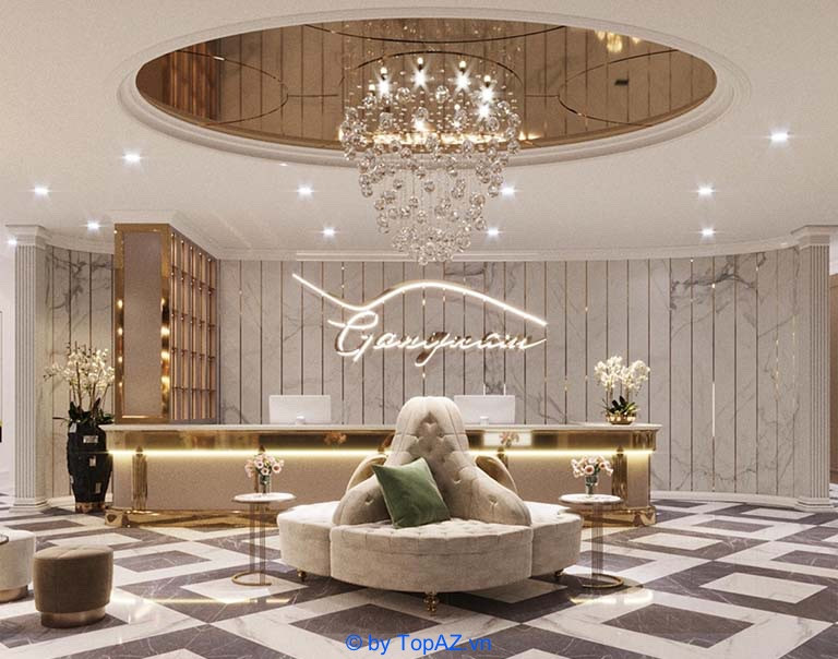 Thiết kế nội thất hiện đại của 1/2 Beauty Spa, spa nặn mụn uy tín HCM