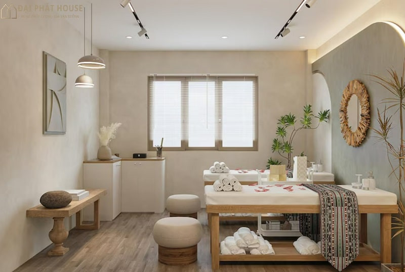 Thiết kế nội thất spa phong cách Bắc Âu với sự tối giản và ánh sáng tự nhiên