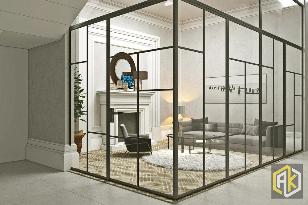 Thiết kế spa mini nhỏ đẹp trắng sáng từ đèn kết hợp ánh sáng tự nhiên