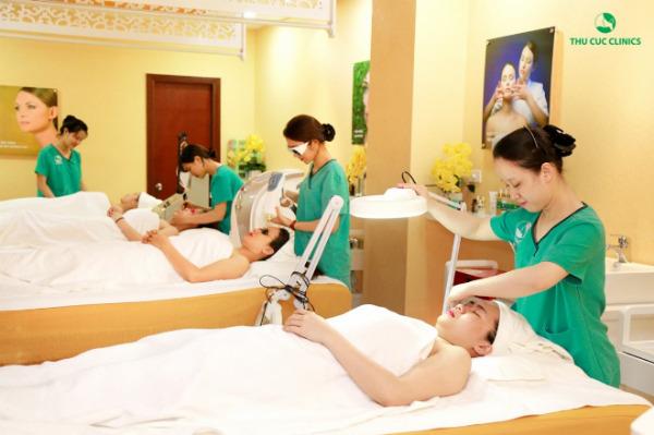 Quy trình điều trị mụn 6 bước tại Thu Cúc Sài Gòn, đảm bảo an toàn tại spa trị mụn cho nam