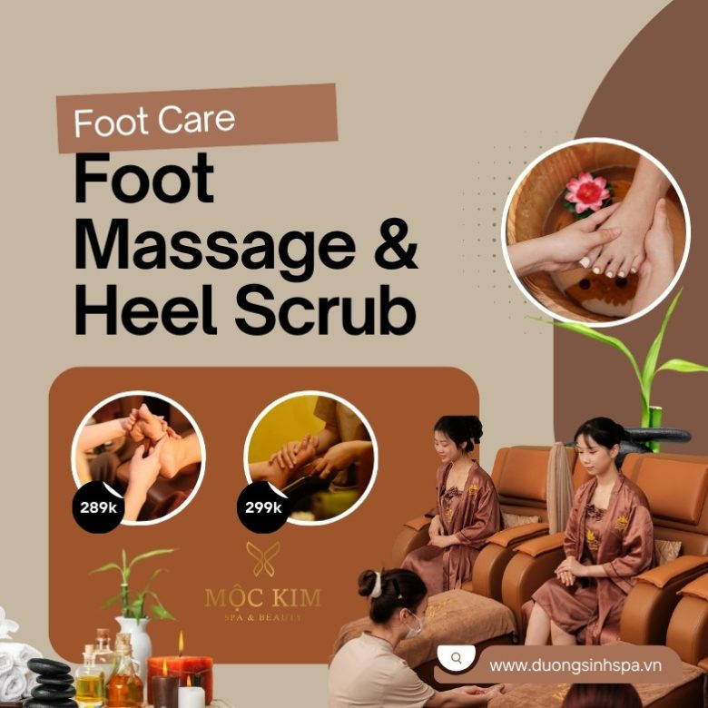 Trải nghiệm foot massage và chăm sóc gót chân tại spa cao cấp TP.HCM