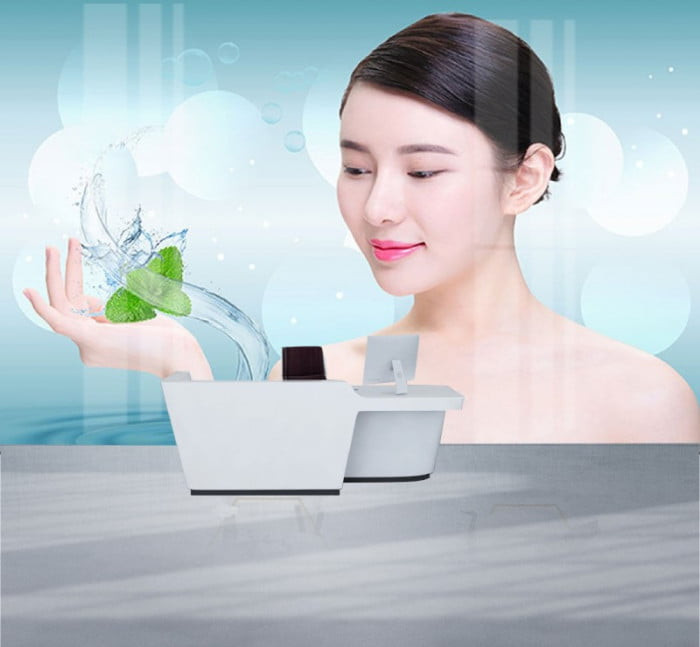 Tranh hình ảnh cô gái spa đẹp với phong cách nghệ thuật, tô điểm cho không gian tiếp khách