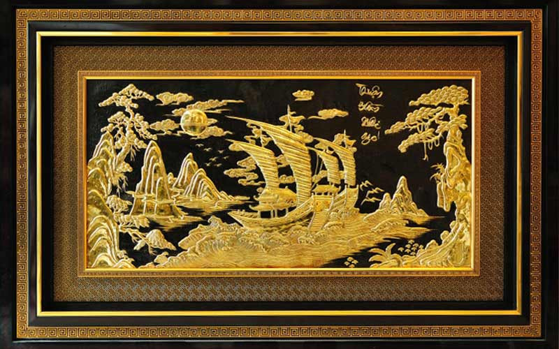 Tranh treo tường nghệ thuật làm quà khai trương spa tăng thêm vẻ sang trọng