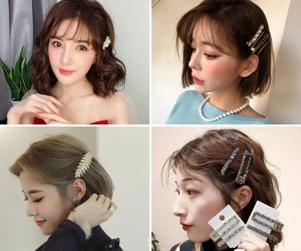Mái tóc pixie cut hiện đại kết hợp với trang phục dạ hội sang trọng cho buổi tiệc