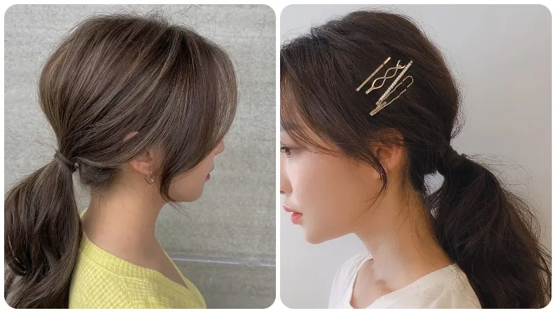 Sử dụng dây buộc tóc bằng vải hoặc lụa giúp giảm ma sát và lực kéo, bảo vệ sợi tóc