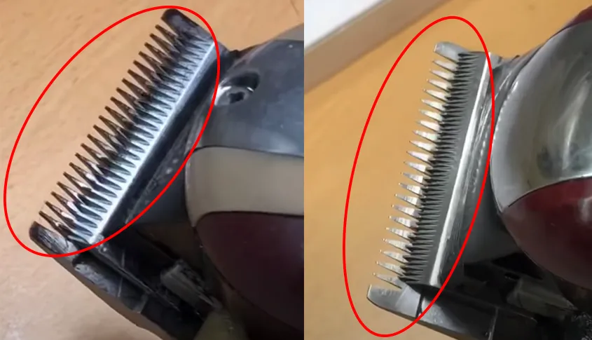 Dấu hiệu lưỡi tông đơ bị cùn mòn