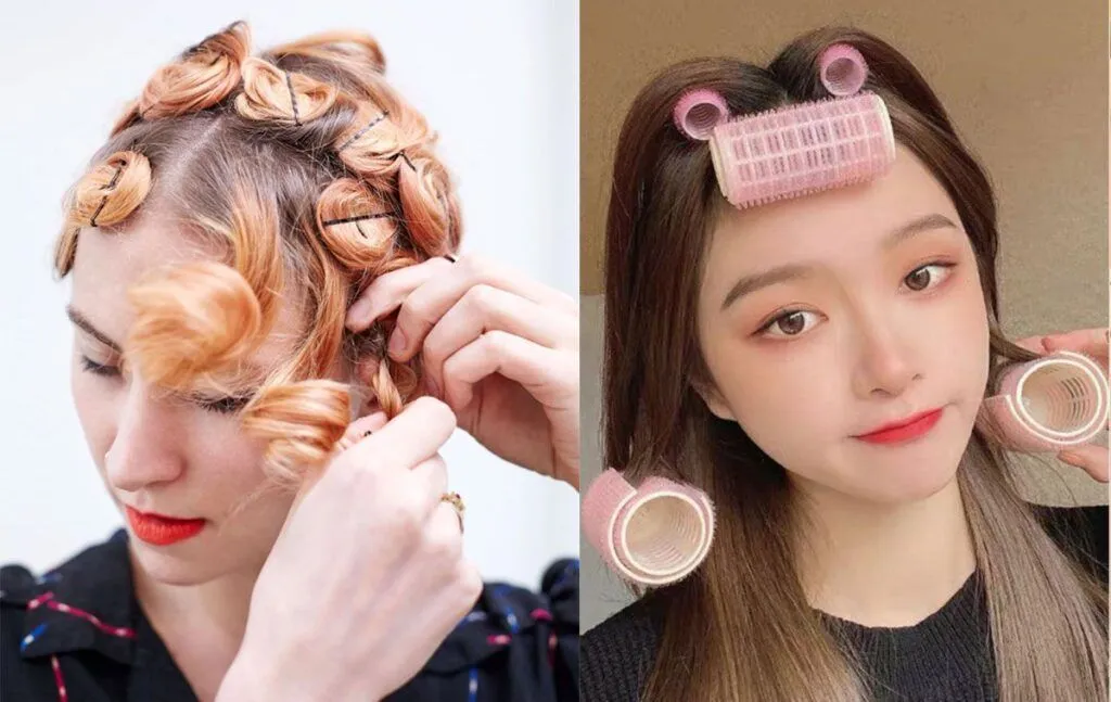 Bộ lô cuốn đa dạng kích cỡ cho việc tự làm tóc xoăn tại nhà