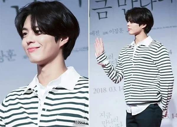 Kiểu tóc 2 mái nam Hàn Quốc uốn nhẹ, mang lại vẻ ngoài nam tính và lịch lãm cho phái mạnh