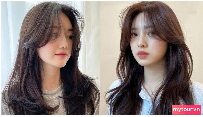 Tạo độ phồng cho mái tóc layer nữ