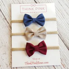 19 mẫu nơ, hoa cài đầu, dây buộc tóc tuyệt đẹp mà dễ làm dành cho các nàng