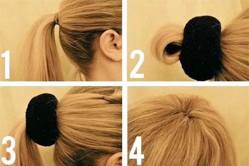 Dụng cụ búi tóc tròn hình Donut chuyên dụng