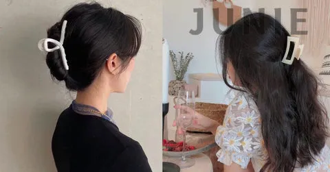 Các loại kẹp tóc càng cua với chất liệu và kích thước đa dạng