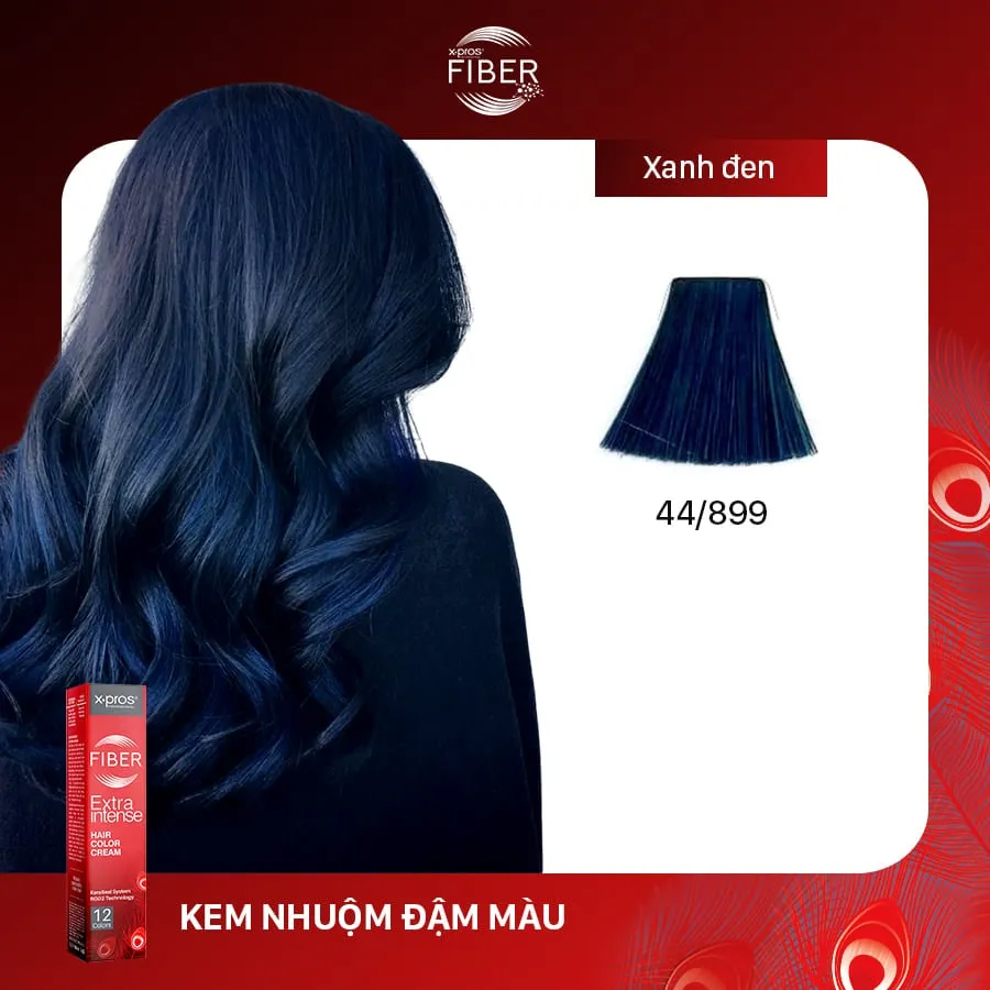 Nhuộm xanh đen là một lựa chọn tuyệt vời không cần tẩy