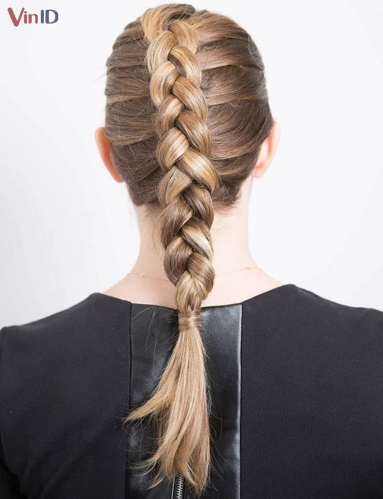 Tóc tết chân rết cho kiểu tóc đẹp năng động