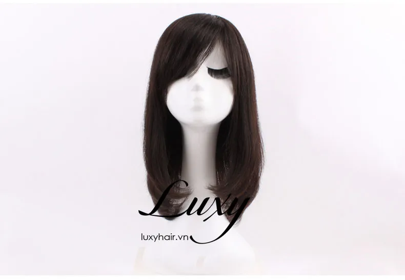 Hướng dẫn chi tiết cách chia ngôi 60-40 và cố định tóc mái giả thưa hoặc mái xéo