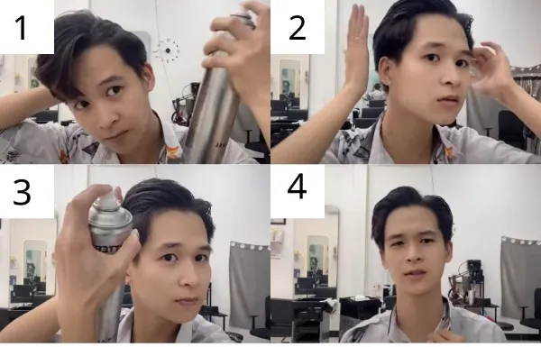 Phương Pháp Vuốt Tóc 6 4 Cho Nam Tóc Ngắn Đơn Giản