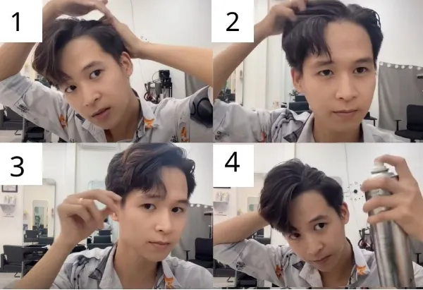 Các Bước Vuốt Tóc 6 4 Kiểu Side Part Đạt Độ Hoàn Hảo