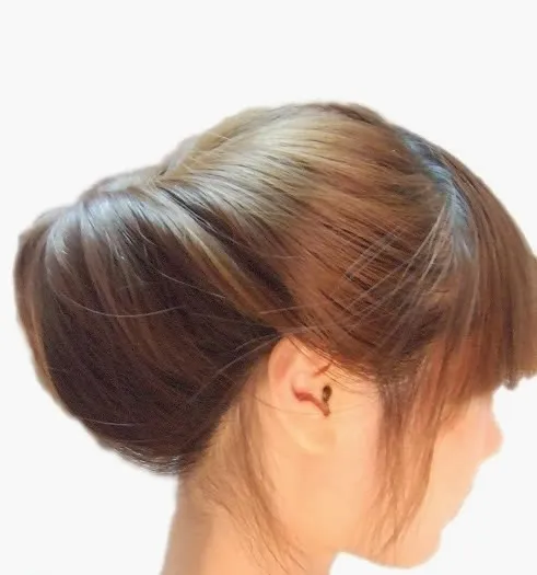 Các bước cơ bản để tạo kiểu búi tóc cuộn cho tóc ngang vai