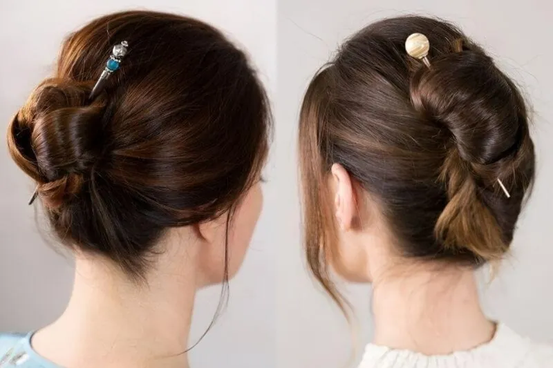 Hướng Dẫn Cách Búi Tóc Bằng Trâm Đẹp Dễ Làm (Kỹ Thuật Cố Định Tóc)