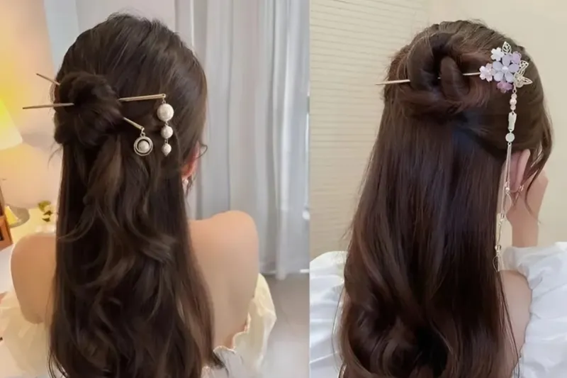 Hướng Dẫn Cách Búi Tóc Bằng Trâm Đẹp Dễ Làm (Kỹ Thuật Cố Định Tóc)