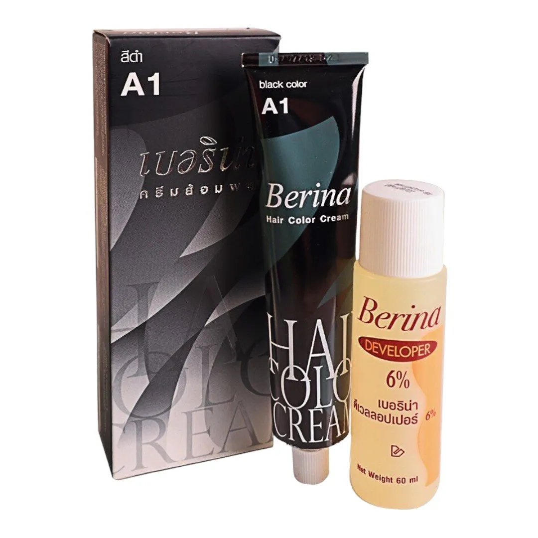 Thuốc nhuộm tóc Berina Thái Lan, hướng dẫn sử dụng nhanh chóng