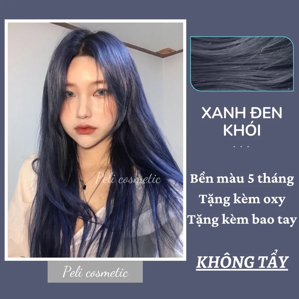 Mô hình minh họa các thành phần tự nhiên thường dùng để làm thuốc nhuộm tóc tại nhà