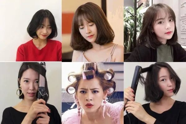 Mái tóc ngắn cụp tự nhiên sau khi áp dụng cách để tóc ngắn không bị vểnh