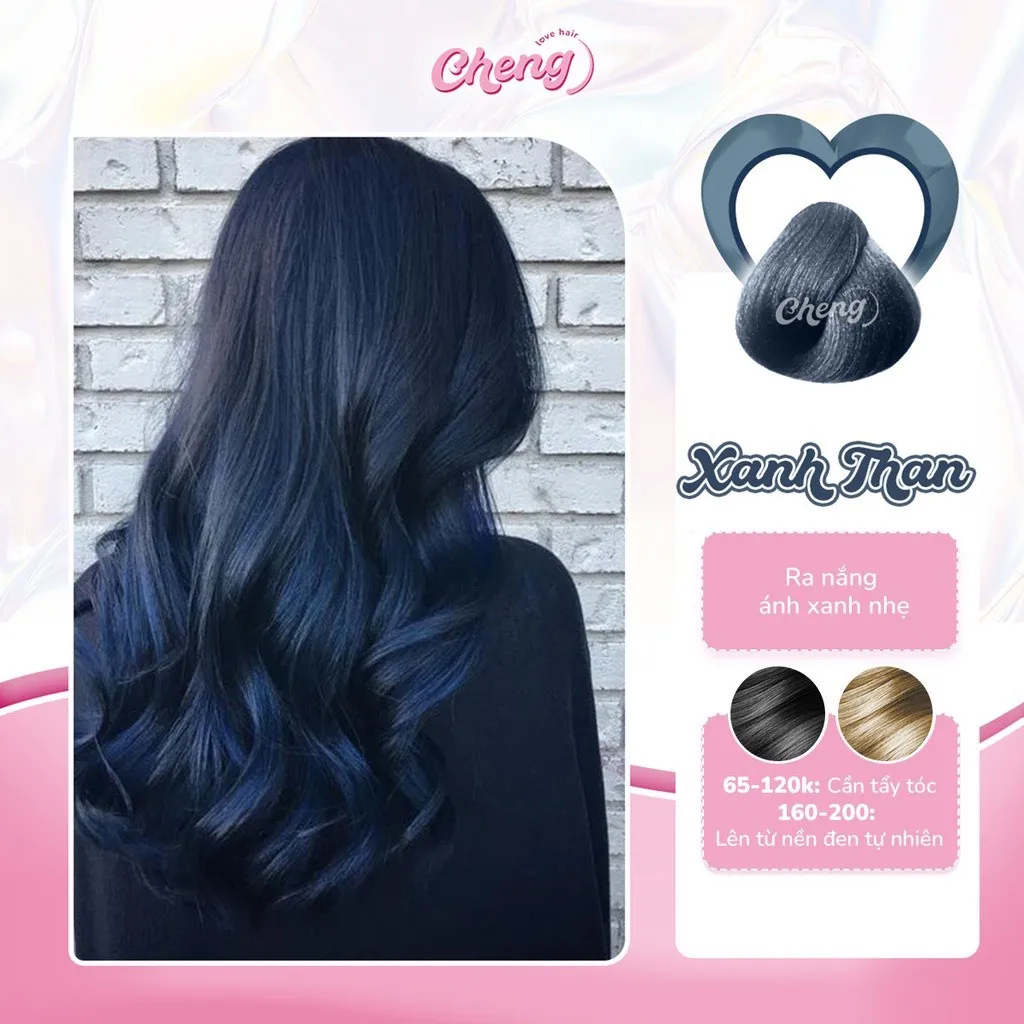 Công thức nhuộm tóc màu xanh ngọc sẽ khiến bạn trông trẻ trung