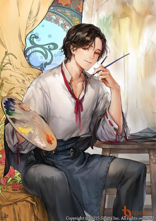 Chàng trai tóc xoăn anime được nhiều người yêu thích với đường nét chân thực