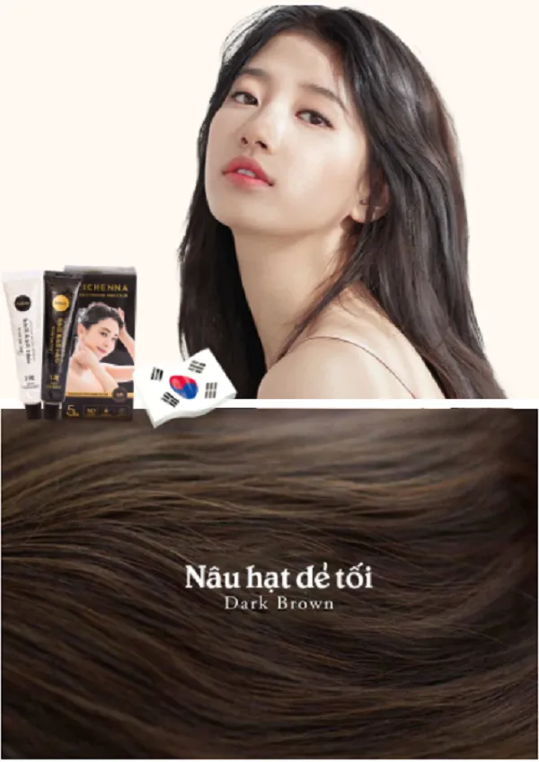 Bảng màu nhuộm tóc Richenna Hàn Quốc giá phải chăng