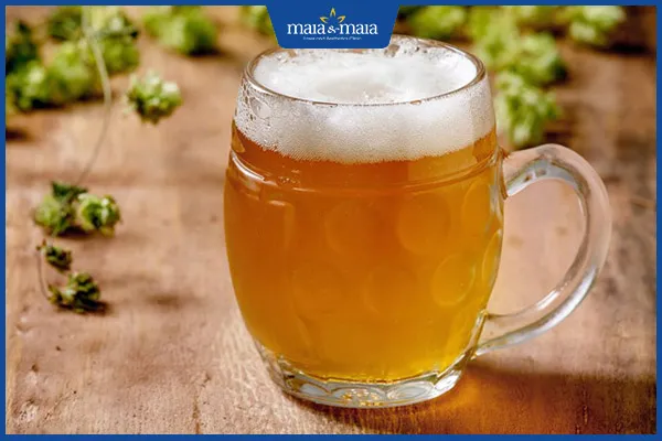 Cơ chế các dưỡng chất trong bia tác động lên sợi tóc