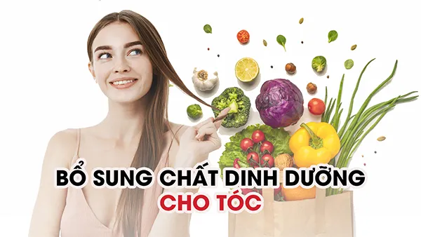 Bổ sung dinh dưỡng cần thiết qua thực phẩm cho tóc