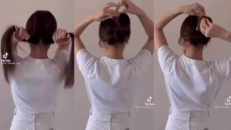 Tóc trông gọn gàng hơn khi kẹp càng cua