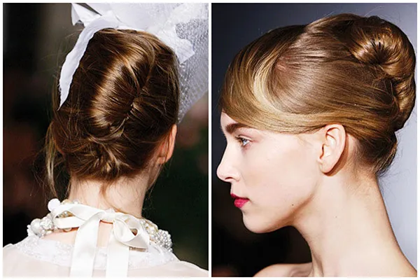 Búi tóc kiểu Pháp quý phái, thanh lịch, tạo nên sự sang trọng cho người phụ nữ