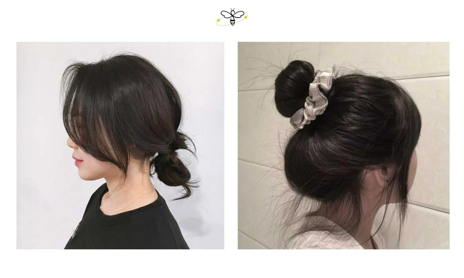 Cách búi tóc thấp đơn giản nhất kiểu lỏng tay