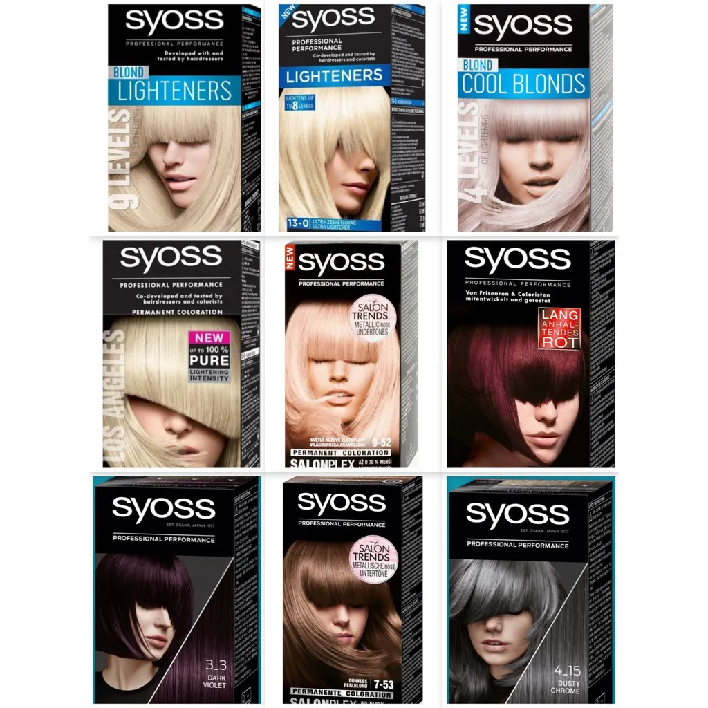 Dòng nhuộm tóc Syoss Oleo Intense của Đức, được ưa chuộng nhờ công thức nhuộm bằng dầu không Amoniac