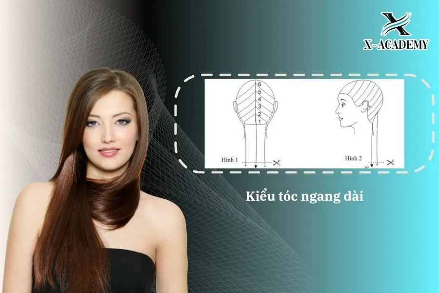 Quy trình cắt tóc ngang bằng 0 độ tạo độ cúp tự nhiên