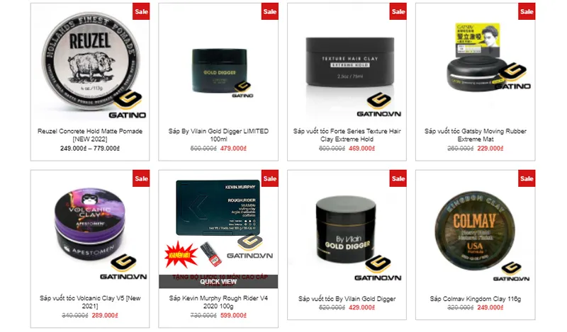 Sự đa dạng của các dòng sáp vuốt tóc chuyên dụng, yếu tố quan trọng để duy trì độ phồng sau tạo kiểu