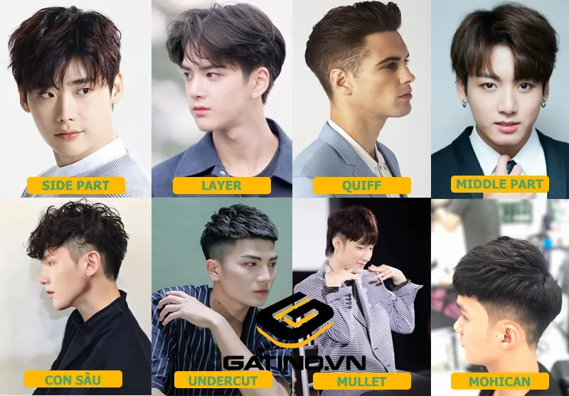 Các kiểu tóc nam đẹp