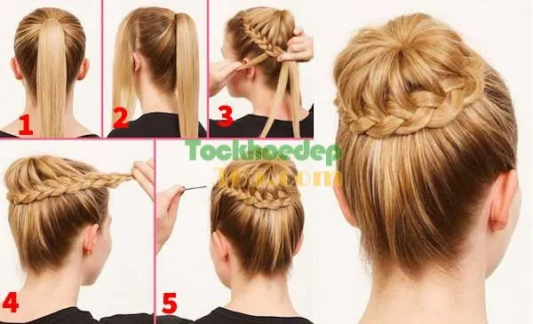 Hướng dẫn búi tóc thành hình chiếc nơ điệu đà và khác biệt